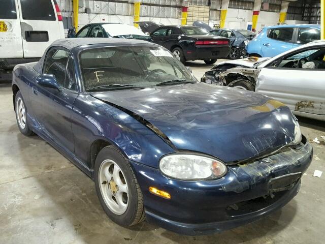 JM1NB3537X0137886 - 1999 MAZDA MX-5 MIATA BLUE photo 1