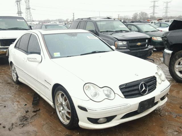 WDBRF65JX3F408127 - 2003 MERCEDES-BENZ C 32 AMG K WHITE photo 1