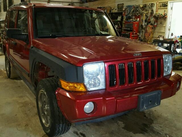 1J8HG48K26C188113 - 2006 JEEP COMMANDER მუქწითელი ფოტო 1