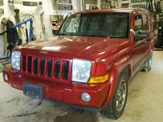 1J8HG48K26C188113 - 2006 JEEP COMMANDER მუქწითელი ფოტო 2