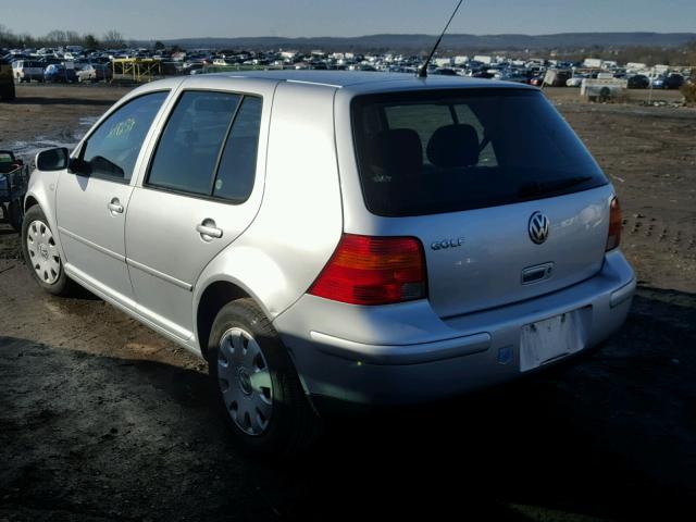 9BWFL61J554036641 - 2005 VOLKSWAGEN GOLF GL SILVER photo 3