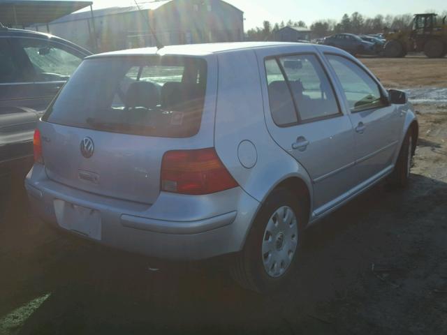 9BWFL61J554036641 - 2005 VOLKSWAGEN GOLF GL SILVER photo 4