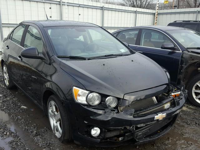 1G1JE5SB3C4170442 - 2012 CHEVROLET SONIC LTZ BLACK photo 1