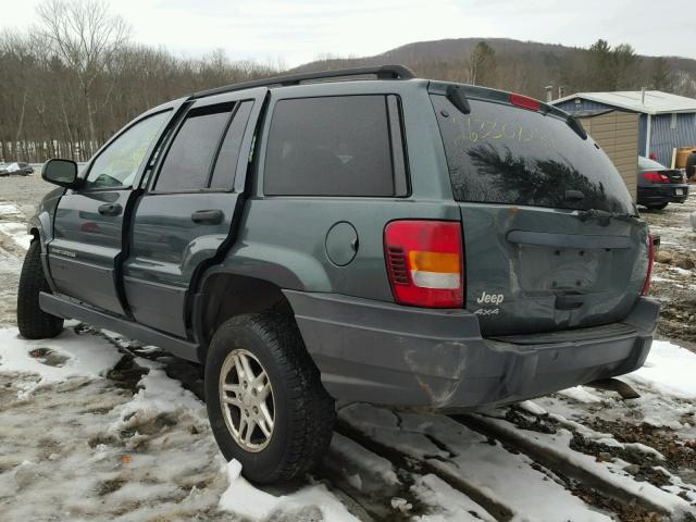 1J4GW48S44C275122 - 2004 JEEP GRAND CHER GRAY photo 3