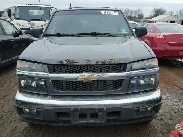 1GCDT33E888225782 - 2008 CHEVROLET COLORADO L GRAY photo 9