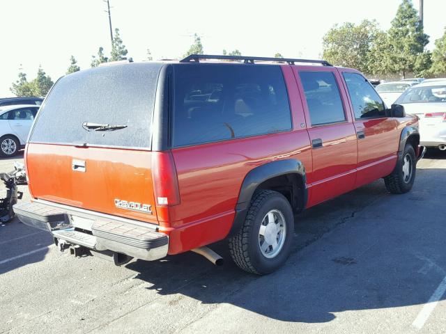 3GNEC16R3XG255540 - 1999 CHEVROLET SUBURBAN C RED photo 4