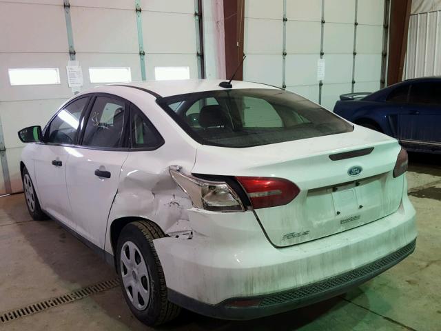 1FADP3E24GL405107 - 2016 FORD FOCUS S WHITE photo 3