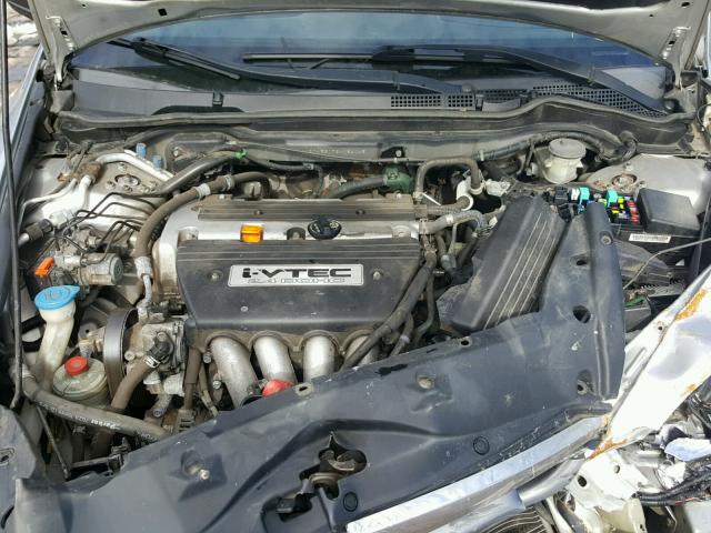 1HGCM56176A084045 - 2006 HONDA ACCORD VAL SILVER photo 7