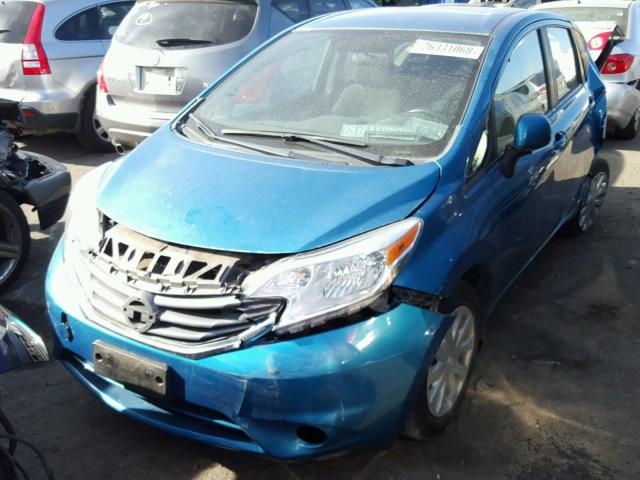 3N1CE2CP8EL383525 - 2014 NISSAN VERSA NOTE GREEN photo 2