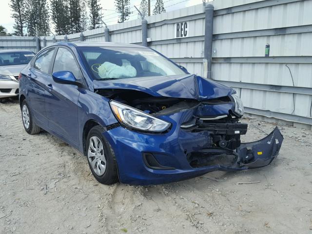 KMHCT4AE6HU246010 - 2017 HYUNDAI ACCENT SE BLUE photo 1