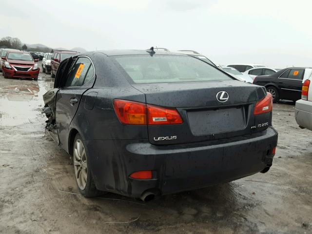 JTHCK262975011800 - 2007 LEXUS IS 250 GRAY photo 3