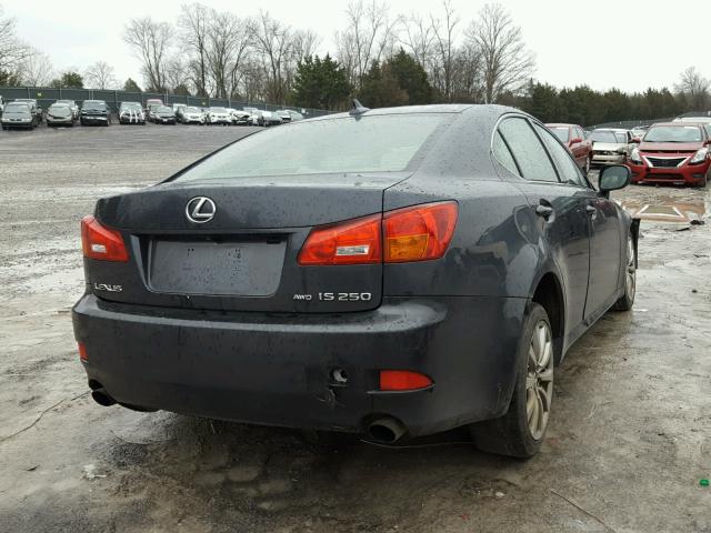 JTHCK262975011800 - 2007 LEXUS IS 250 GRAY photo 4