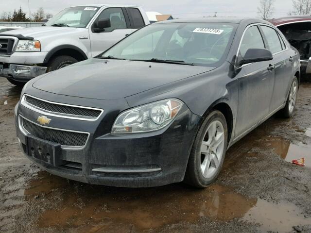 1G1ZH57BX9F190199 - 2009 CHEVROLET MALIBU 1LT BLACK photo 2