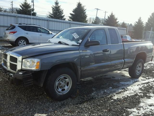 1D7HW22K76S716876 - 2006 DODGE DAKOTA ST GRAY photo 2