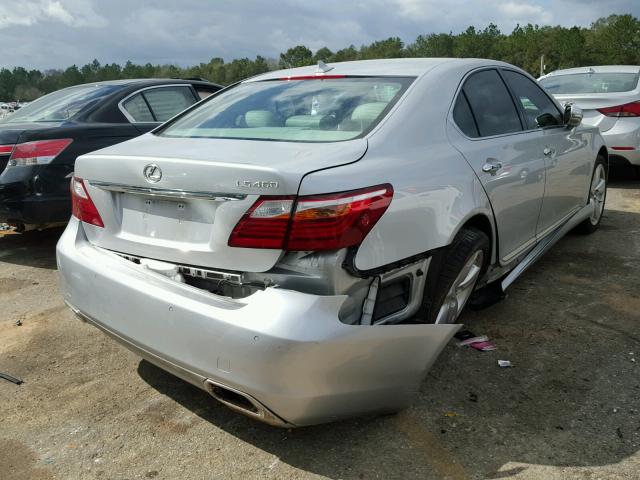 JTHBL5EF2B5105444 - 2011 LEXUS LS 460 SILVER photo 4