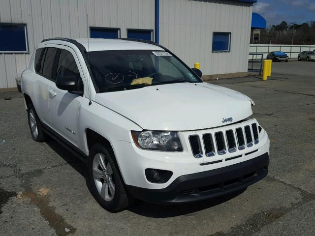 1C4NJCBB1FD120202 - 2015 JEEP COMPASS SP WHITE photo 1