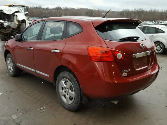 JN8AS5MV2DW629249 - 2013 NISSAN ROGUE S RED photo 3