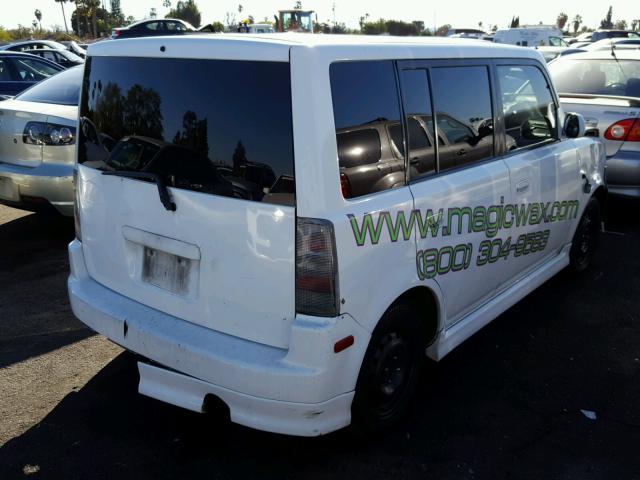 JTLKT324840132256 - 2004 TOYOTA SCION XB თეთრი ფოტო 4
