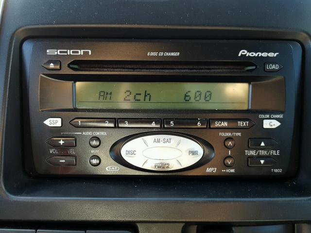 JTLKT324840132256 - 2004 TOYOTA SCION XB თეთრი ფოტო 9