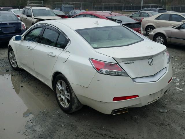 19UUA86519A019679 - 2009 ACURA TL WHITE photo 3