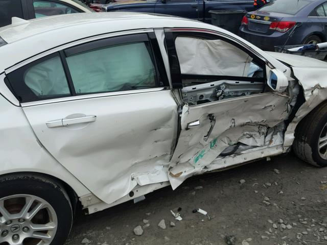 19UUA86519A019679 - 2009 ACURA TL WHITE photo 9