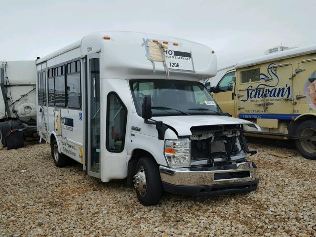 1FDEE3FLXEDB17851 - 2014 FORD ECONOLINE WHITE photo 1