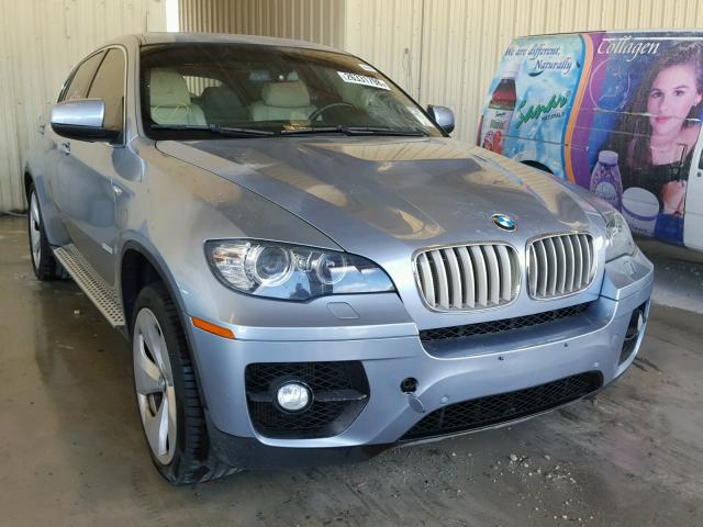 5UXFH0C57BLC66449 - 2011 BMW X6 HYBRID BLUE photo 1