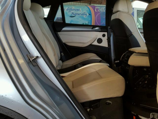 5UXFH0C57BLC66449 - 2011 BMW X6 HYBRID BLUE photo 6