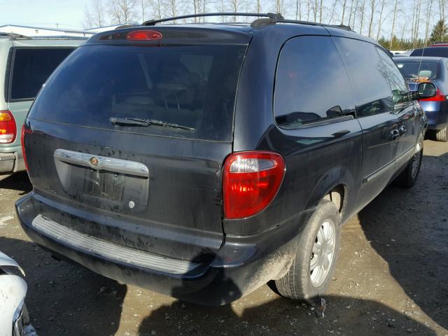 2A8GP54L07R266364 - 2007 CHRYSLER TOWN & COU BLACK photo 4