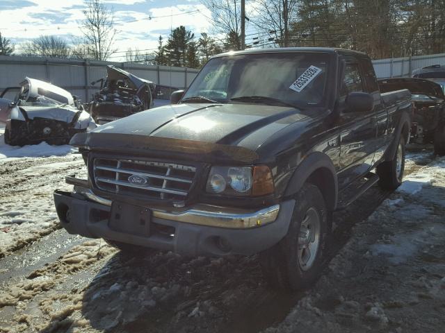 1FTZR15U71TA18428 - 2001 FORD RANGER SUP BLACK photo 2