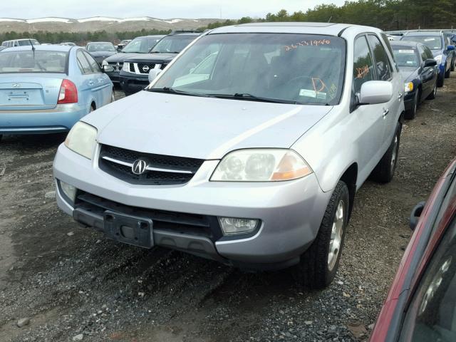 2HNYD18232H519703 - 2002 ACURA MDX SILVER photo 2