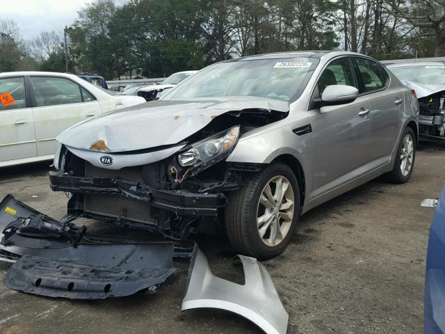 5XXGN4A72CG039291 - 2012 KIA OPTIMA EX SILVER photo 2