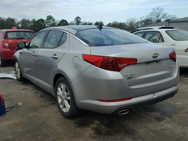 5XXGN4A72CG039291 - 2012 KIA OPTIMA EX SILVER photo 3