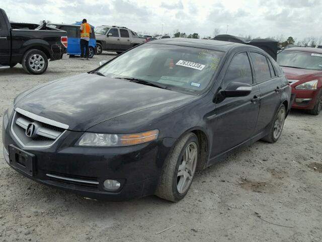 19UUA66278A051576 - 2008 ACURA TL BLACK photo 2