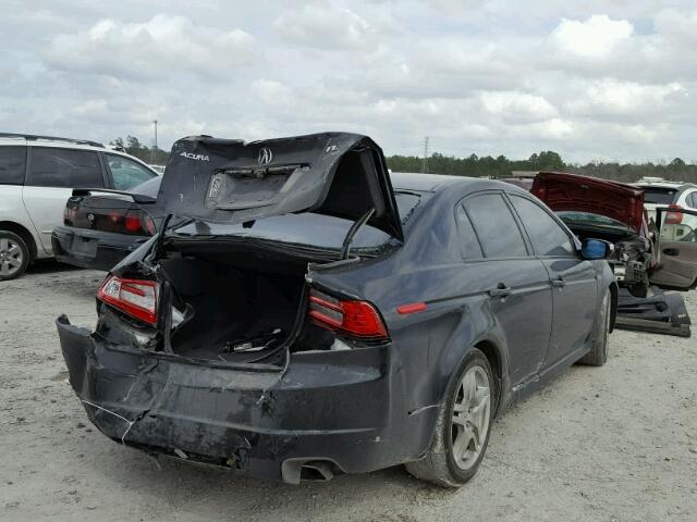 19UUA66278A051576 - 2008 ACURA TL BLACK photo 4