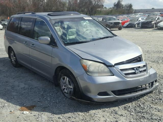 5FNRL38726B077867 - 2006 HONDA ODYSSEY EX BLUE photo 1