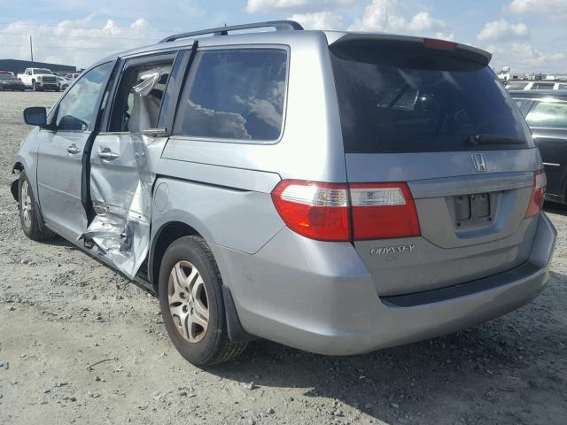 5FNRL38726B077867 - 2006 HONDA ODYSSEY EX BLUE photo 3