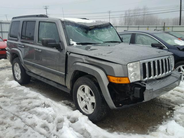 1J8HG48K37C650051 - 2007 JEEP COMMANDER GRAY photo 1