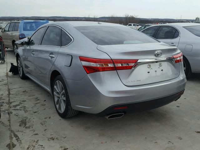 4T1BK1EB8FU169411 - 2015 TOYOTA AVALON XLE SILVER photo 3
