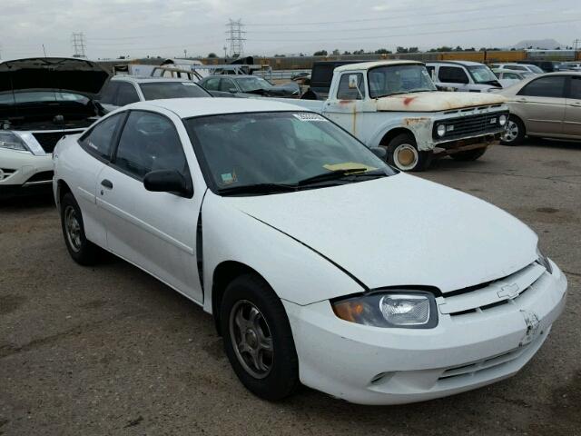 1G1JC12F337370026 - 2003 CHEVROLET CAVALIER WHITE photo 1