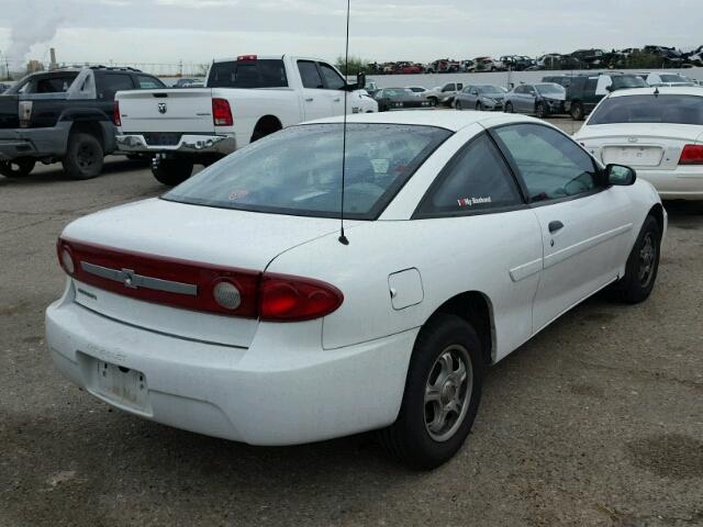 1G1JC12F337370026 - 2003 CHEVROLET CAVALIER WHITE photo 4