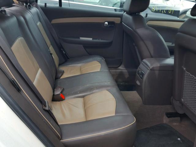 1G1ZE5E7XBF388214 - 2011 CHEVROLET MALIBU LTZ WHITE photo 6