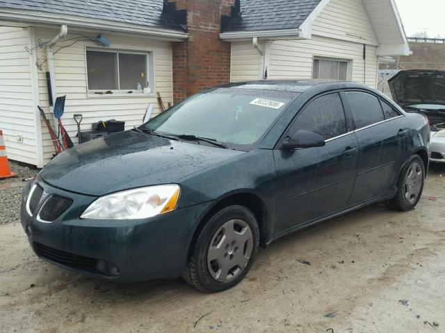 1G2ZF55B464290648 - 2006 PONTIAC G6 SE GREEN photo 2