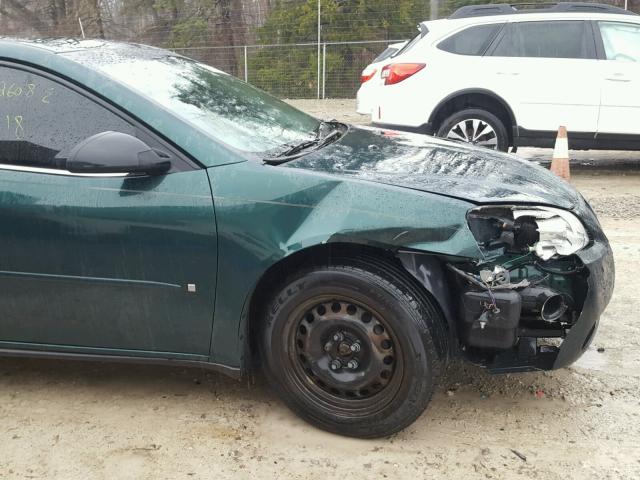 1G2ZF55B464290648 - 2006 PONTIAC G6 SE GREEN photo 9