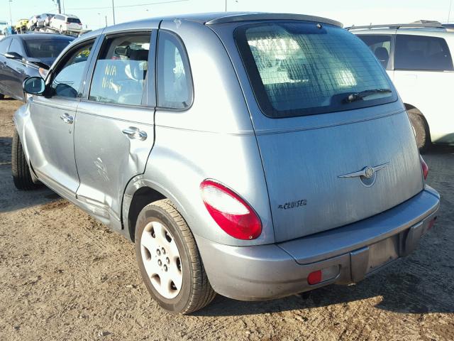 3A8FY48B68T165512 - 2008 CHRYSLER PT CRUISER BLUE photo 3