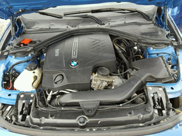 WBA3A9C54EF477814 - 2014 BMW 335 I BLUE photo 7