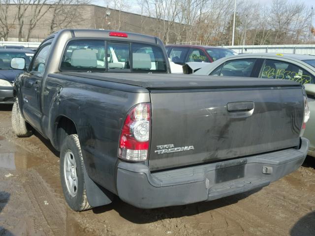 5TENX22N59Z600452 - 2009 TOYOTA TACOMA GRAY photo 3