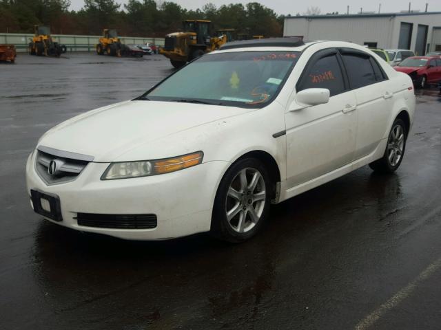 19UUA66274A024260 - 2004 ACURA TL WHITE photo 2