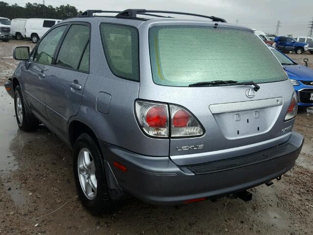 JTJHF10U020246556 - 2002 LEXUS RX 300 SILVER photo 3