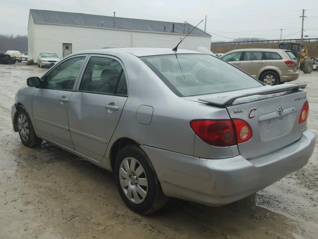 1NXBR32E95Z427844 - 2005 TOYOTA COROLLA CE SILVER photo 3